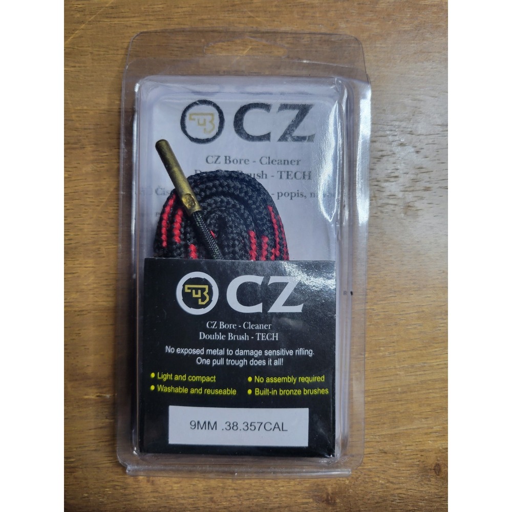 NEW CZ Bore Cleaner Double Brush 9mm - 357 Cal.  Mrfcb